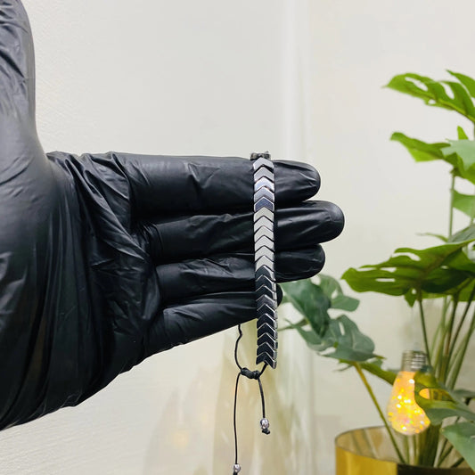 The Metallic Chevron Bracelet